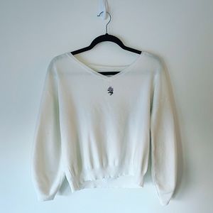 Flower Embroidered Top